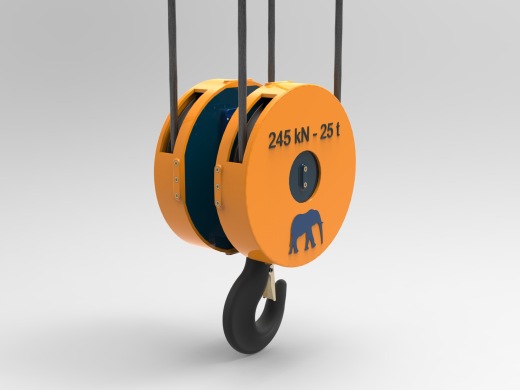 起重机吊钩滑轮组245 kN - 25 t缩略图